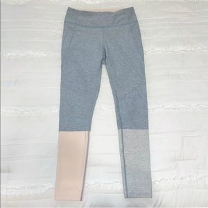 Outdoor Voices 7/8 Dipped Leggings Dove Lake/Rose Quartz Blue Pink Size S